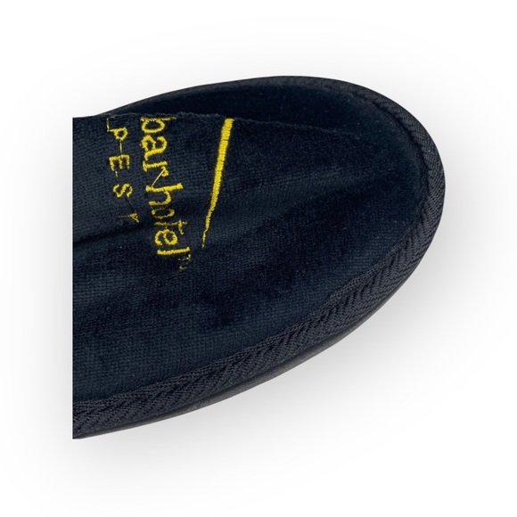 new Buddha-Bar Hotel Budapest ✪ Super Soft Spa Slippers ✪ Black + Gold ✪ Large - Picture 6 of 16